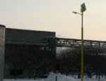 На Рефтинской ГРЭС установили светильник на солнечной батарее
