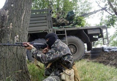 Ополченцы заставили украинскую армию начать отступление
