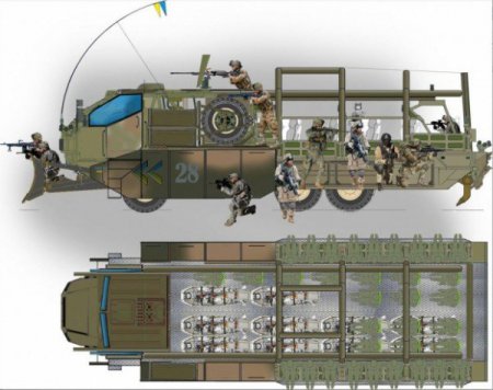 На Украине разработан боевой бронированный катафалк