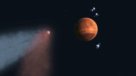 Два облака на Марсе поставили астрономов в тупик