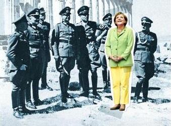 Фотография Меркель в окружении нацистов на обложке Spiegel удивила другие н ...