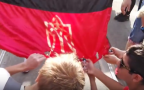 В Варшаве сожгли бандеровский флаг (ВИДЕОФАКТ)