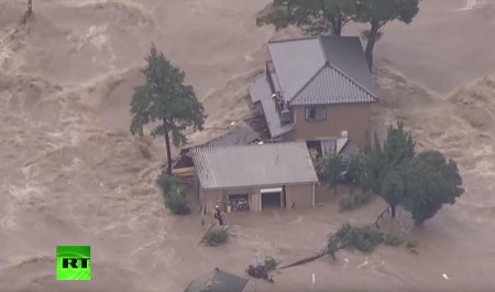 Сильнейшее наводнение в Японии: тонны заражённой радиацией воды попали в ок ...