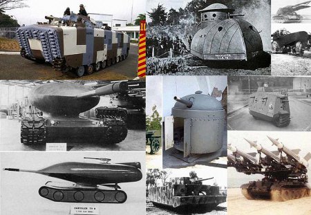 ТОП 10 самых удивительных танков и боевых машин
