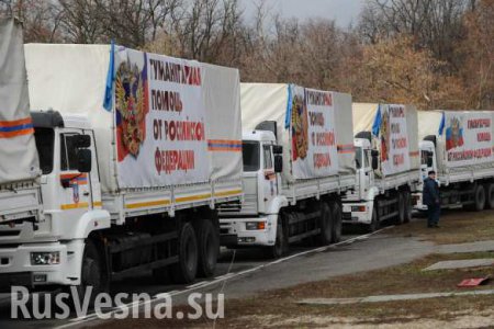 Гуманитарный конвой из России прибыл на Донбасс