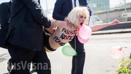 Сторонники Ле Пен предлагают раздавить Femen фургонами