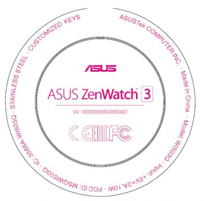 Смарт-часы ASUS ZenWatch 3 выйдут с круглым дисплеем