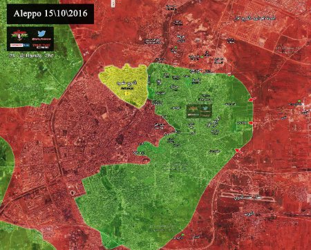 Сирийская армия взяла район Инзарат на севере Алеппо и большую часть района 1070 на юго-западе