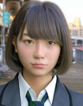 Японцы показали неотличимую от реальной компьютерную девушку
