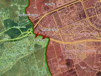 Сирийская армия второй раз за неделю атаковала район Аль-Акраб на юго-запад ...