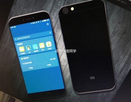 В Сети появились фотографии и характеристики нового смартфона Xiaomi Mi5C