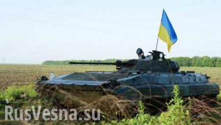 Украинский военный угнал БМП и сдался Народной милиции ЛНР