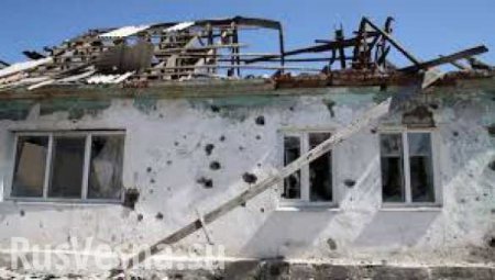 Обстрелами ВСУ в пригороде Горловки повреждены два дома