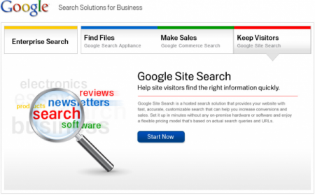 Google прекратит поддерживать встраиваемый поисковик Site Search
