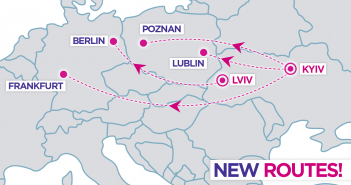 WizzAir запускает новые рейсы из Киева и Львова