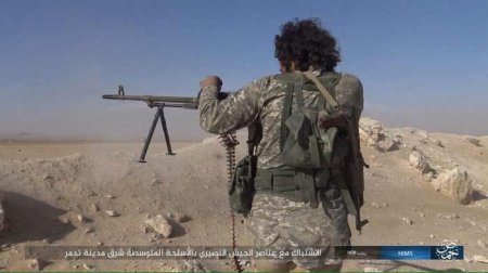 Сирийская армия ведет бои за месторождение Арак северо-восточнее Пальмиры - Военный Обозреватель