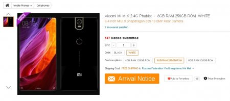 Интернет-ритейлер выпустил в продажу Xiaomi Mi Mix 2 ещё до его презентации