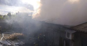 В Киеве горел Дарницкий рынок
