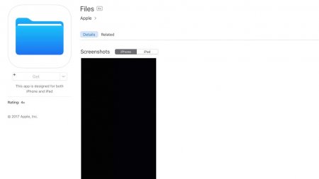 Apple по ошибке представила новое приложение "Файлы" для iOS