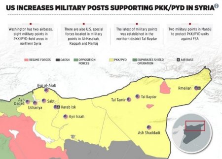 Турки «слили»: рассекречены военные базы США в Сирии