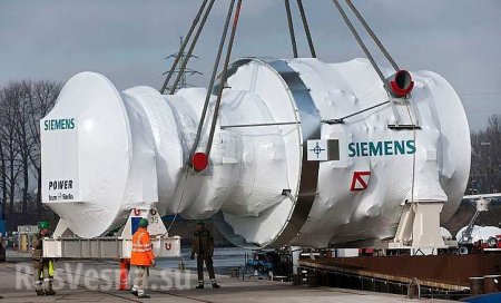 Siemens ожидает многомиллионные убытки из-за скандала с турбинами в Крыму