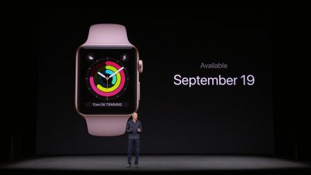 Компания Apple официально начала продажи часов Apple Watch Series 3