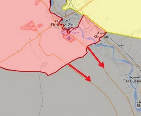 Сирийская армия ведет наступление на Маядин в провинции Дейр-эз-Зор - Военный Обозреватель