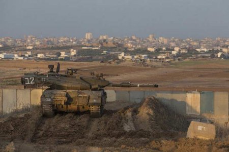 Израильский танк уничтожил наблюдательный пуск боевиков в секторе Газы - Военный Обозреватель