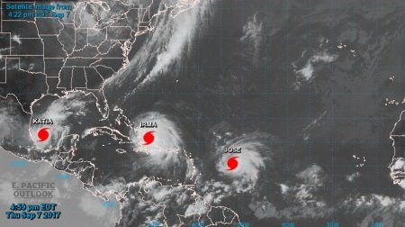Ураган «Хосе» усилился до опасной 4-й категории