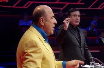 Саакашвили поругался с Рабиновичем в телеэфире
