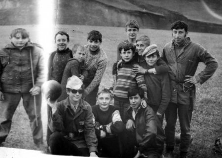Лица советской эпохи. . 1973. Зеленоградские школьники в походе