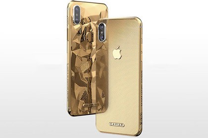 Корпус iPhone X вновь получил в России золотой цвет