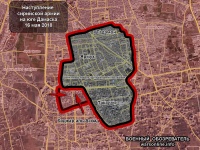 Сирийская армия освободила большую часть р-на Хаджар аль-Асвад на юге Дамас ...