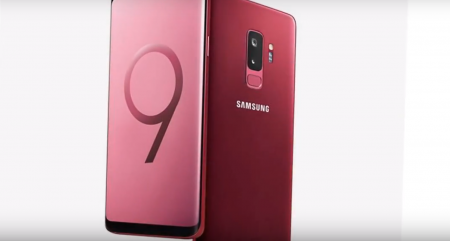 "Снова как у Apple": Samsung представил красный Galaxy S9 с губной помадой