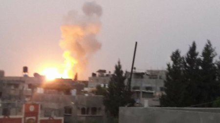 Израиль нанес ракетно-бомбовый удар по Газе