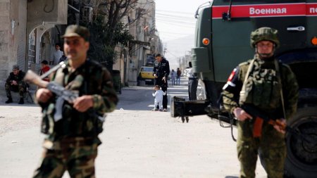 Военная полиция России начала патрулирование южных кварталов Дамаска