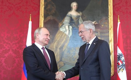 Переговоры с канцлером Австрии Себастианом Курцем