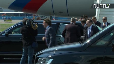 Путин прибывает в Хельсинки на переговоры с Трампом