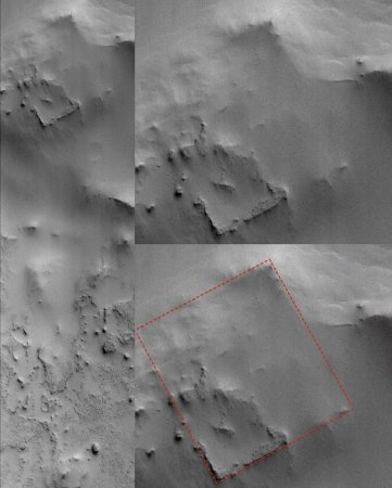 Астроном-любитель нашел на Марсе руины крепости
