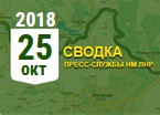 Донбасс. Оперативная лента военных событий 25.10.2018