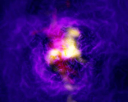 «Кошмар вселенского масштаба»: Газовый фонтан из черной дыры шокировал учен ...