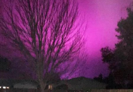 Ад начнется в небе: Правительство США скрывает причины фиолетовых закатов