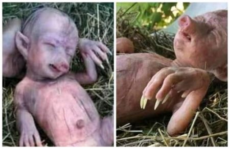 В Дагестане родился ребёнок-свинорыл: Пришельцы с Нибиру насилуют животных
