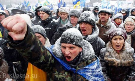 Дикие толпы украинцев берут штурмом магазины секонд-хенд (ВИДЕО)