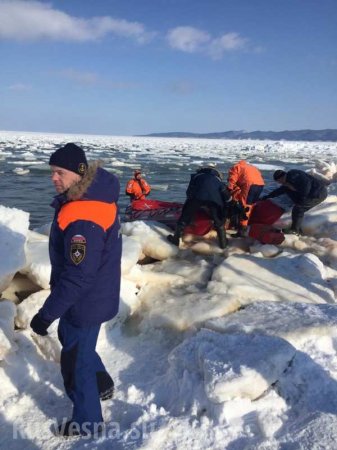 300 рыбаков отрезала от берега отколовшаяся льдина — спасательная операция на Сахалине (ФОТО, ВИДЕО)