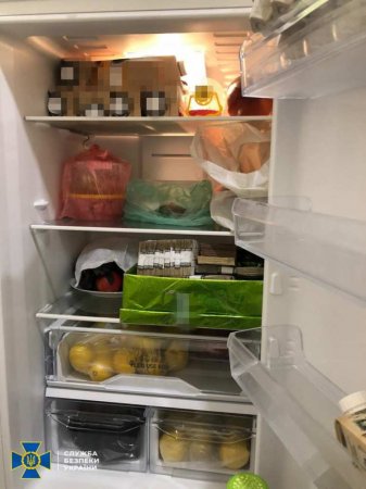 Украденные миллионы рядом с лимонами: СБУ нашла «чёрный нал» в холодильнике руководства «Укрзализныци» (ФОТО)