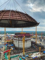 Завершена установка купольной части ЭБ-1 АЭС Руппур в Бангладеш