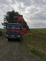 В Архангельском районе Башкирии водитель грузовика, зацепившего ВЛ-10 кВ, получил смертельный удар током