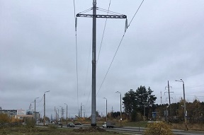 На ВЛ-220 кВ Верхне-Свирская ГЭС – Древлянка в Карелии установили опоры нов ...