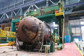 Атоммаш изготовил нижний полукорпус реактора для ЭБ-8 Тяньваньской АЭС в Ки ...